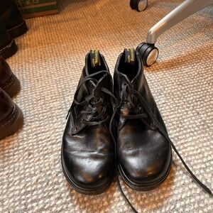 Dr. Martens Black Leather Men's Boots